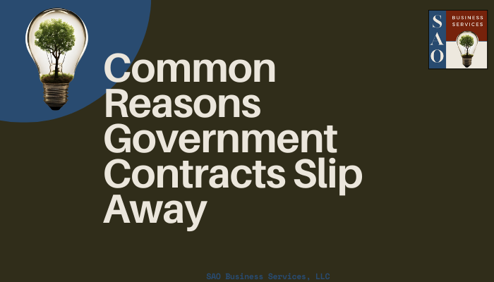 Bidding Blues: Unveiling the Reasons Why Government Contracts Slip Away During Technical Evaluation