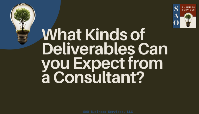 Demystifying the Engagement: What Deliverables to Expect from Your Business Consultant